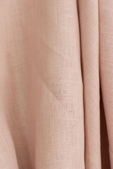 Plain Dyed Linen Pink