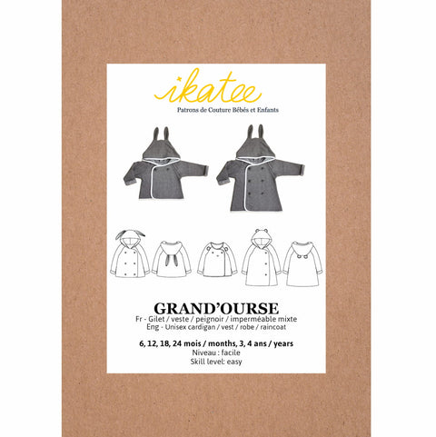 Grand'ourse Cardigan — 6M–4Y