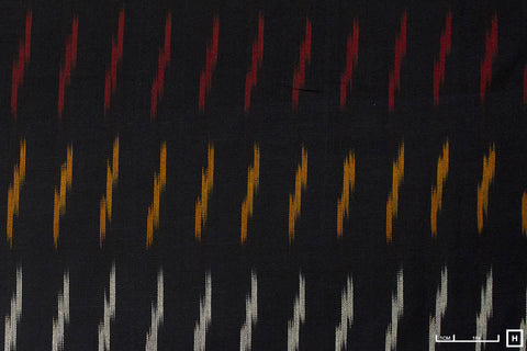 Handwoven Organic Cotton Ikat Navy
