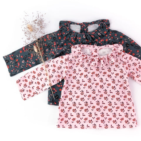 Electre Frilled Collar Blouse — 1M–4Y