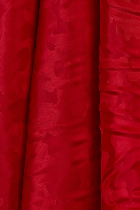 Italian Jacquard Lining Red