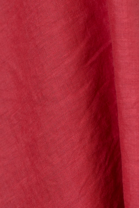 Lithuanian Plain Dyed Linen Watermelon