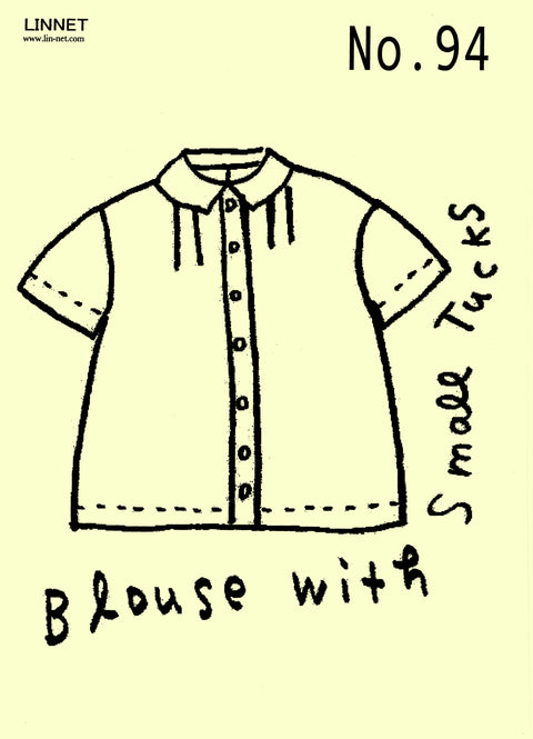 Blouse with Small Tuck No.94