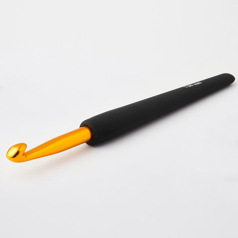 Single Ended Crochet Hook Gold Aluminium