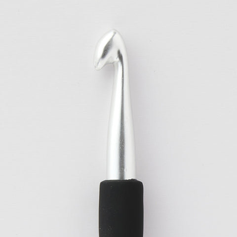 Single Ended Crochet Hook Silver Aluminium