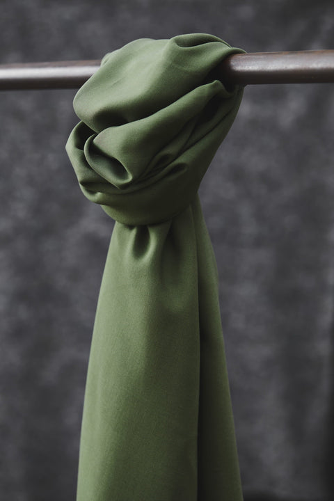 Smooth Drape Twill Moss