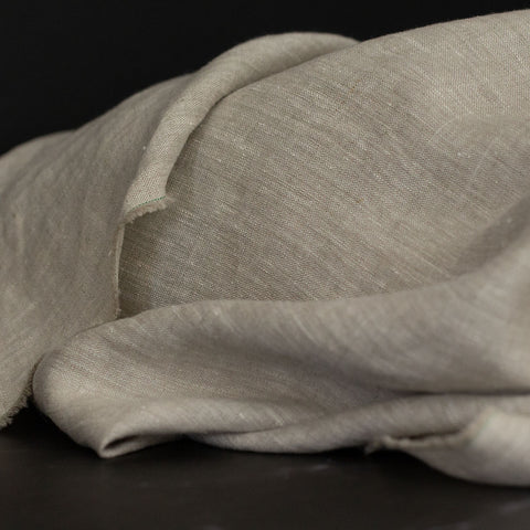 European Plain Dyed Linen Natural