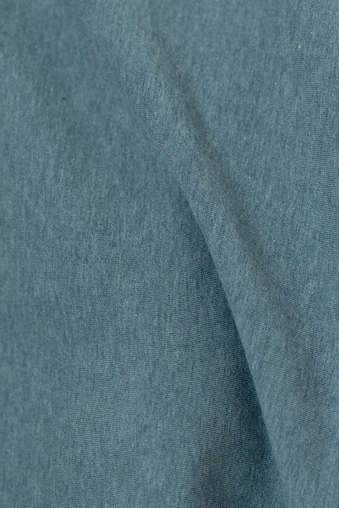 Vanessa Cotton Jersey Dusty Blue/Green Melange