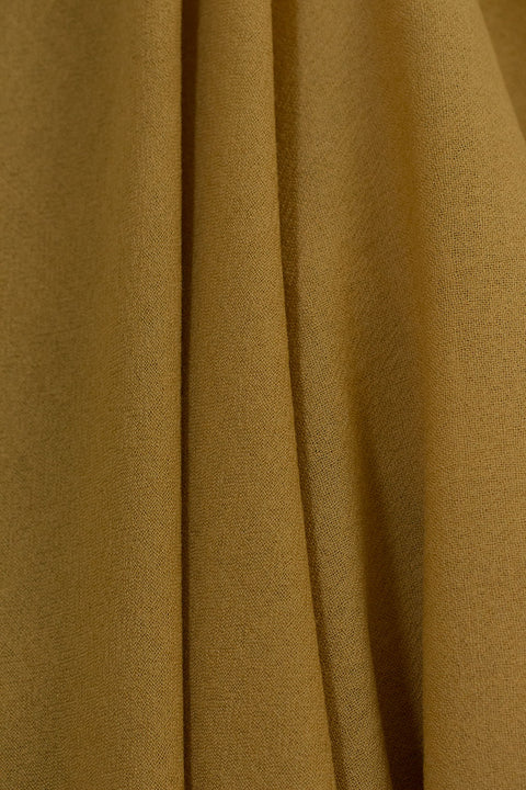 Japanese Worsted Wool Gauze Mustard