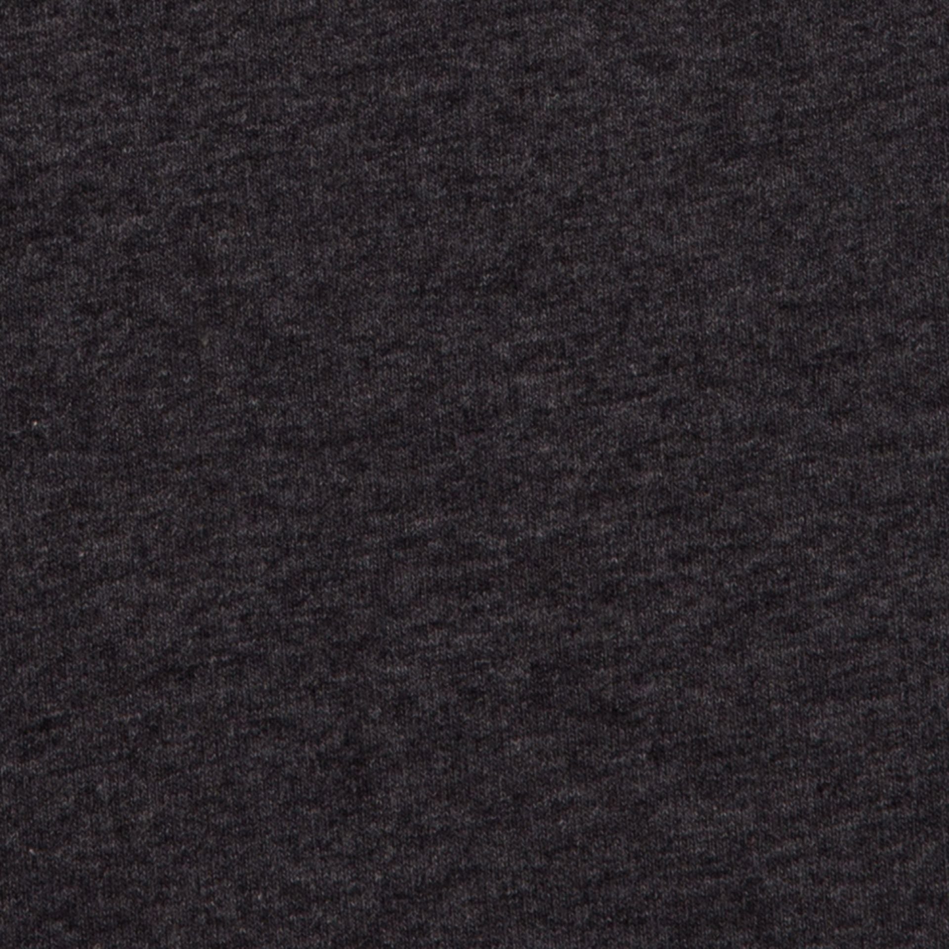 Maike French Terry Melange Anthracite Grey