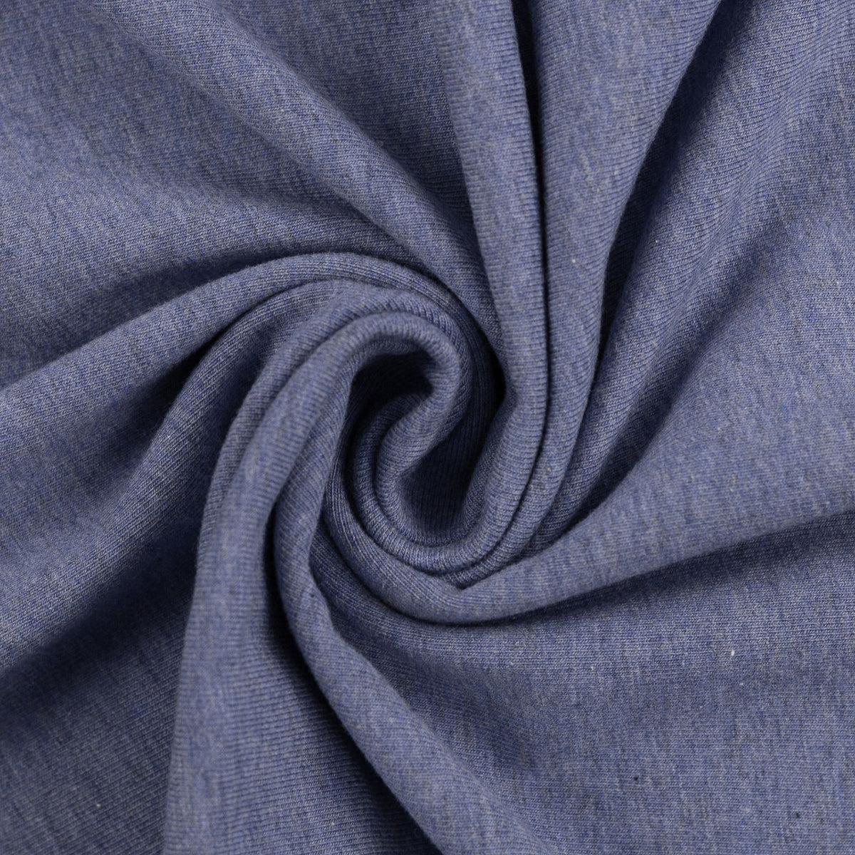 Vanessa Melange Cotton Jersey Blue