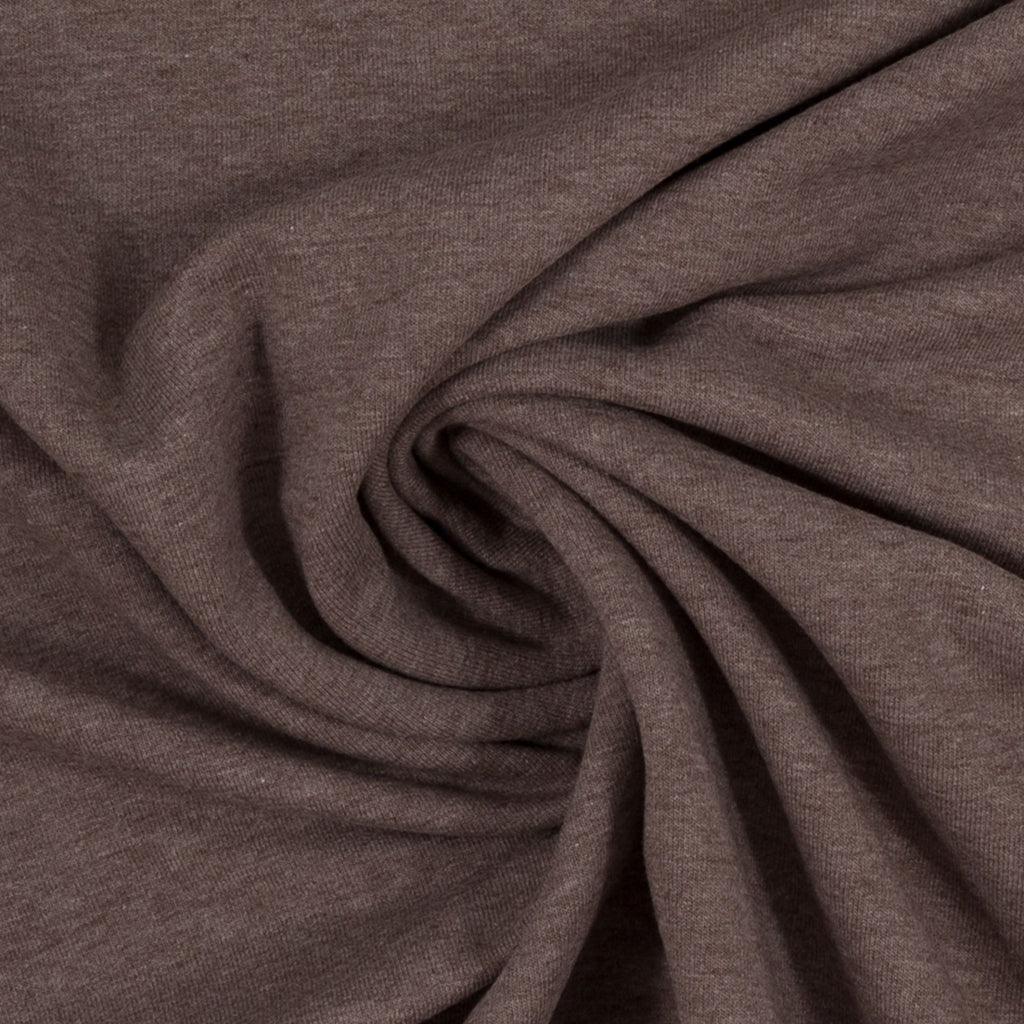 Vanessa Melange Cotton Jersey Putty