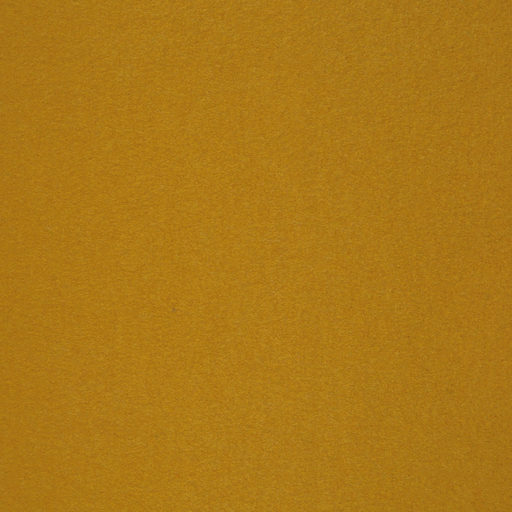 Boiled Merino Wool Plain Mustard Yellow