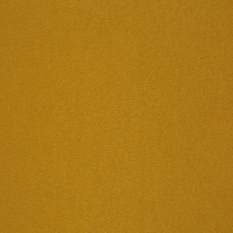 Boiled Merino Wool Plain Mustard Yellow