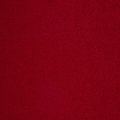 Boiled Merino Wool Plain Red