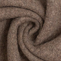 Boiled Merino Wool Melange Beige