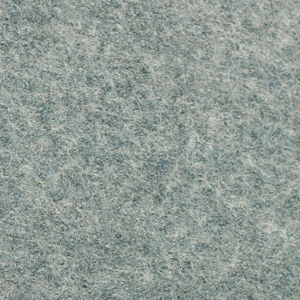Boiled Merino Wool Melange Mint Green
