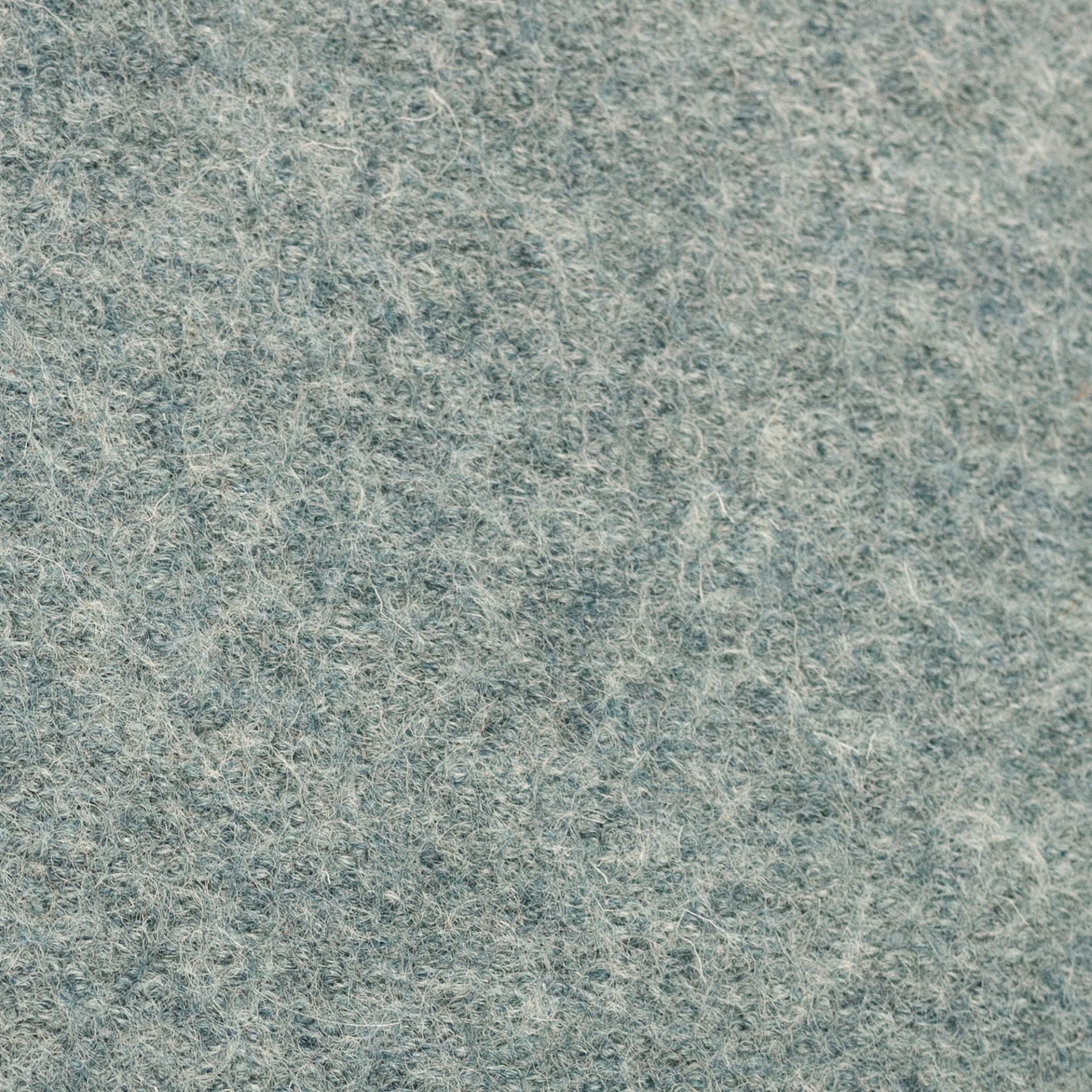 Boiled Merino Wool Melange Mint Green