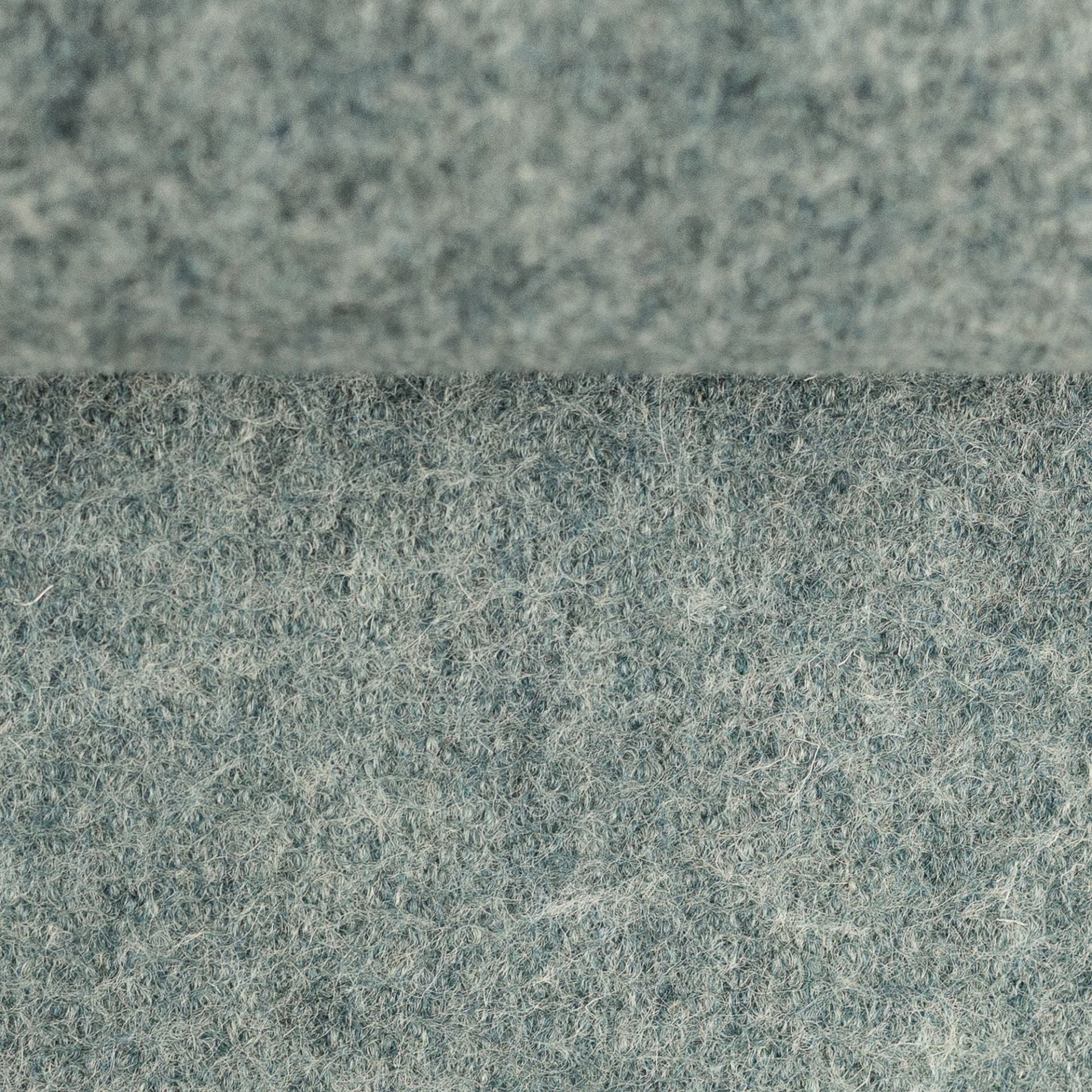 Boiled Merino Wool Melange Mint Green