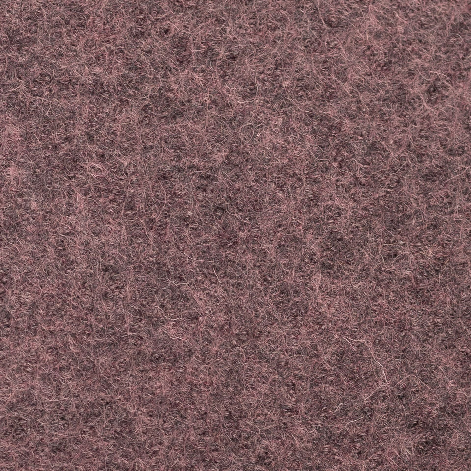 Boiled Merino Wool Melange Rose