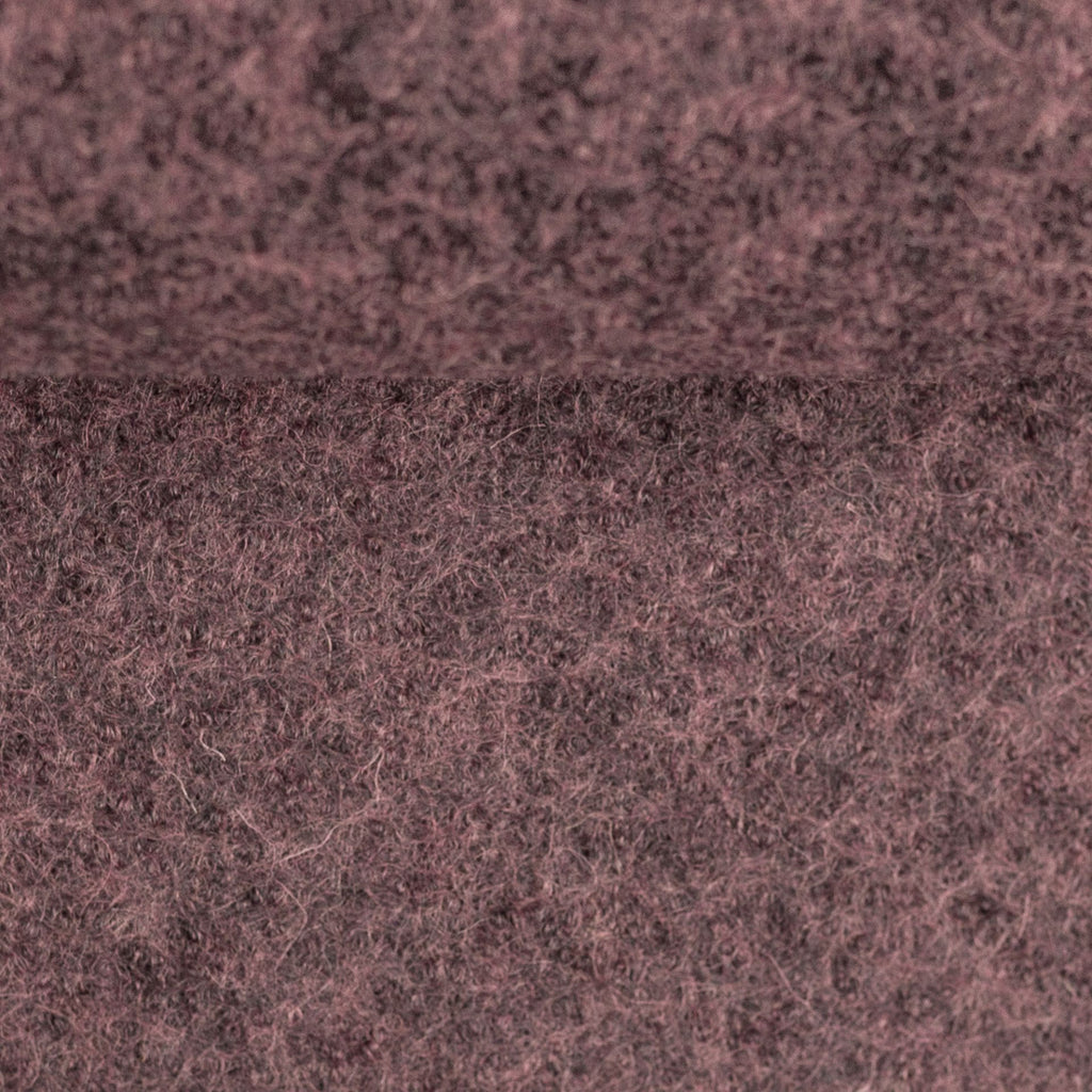 Boiled Merino Wool Melange Rose