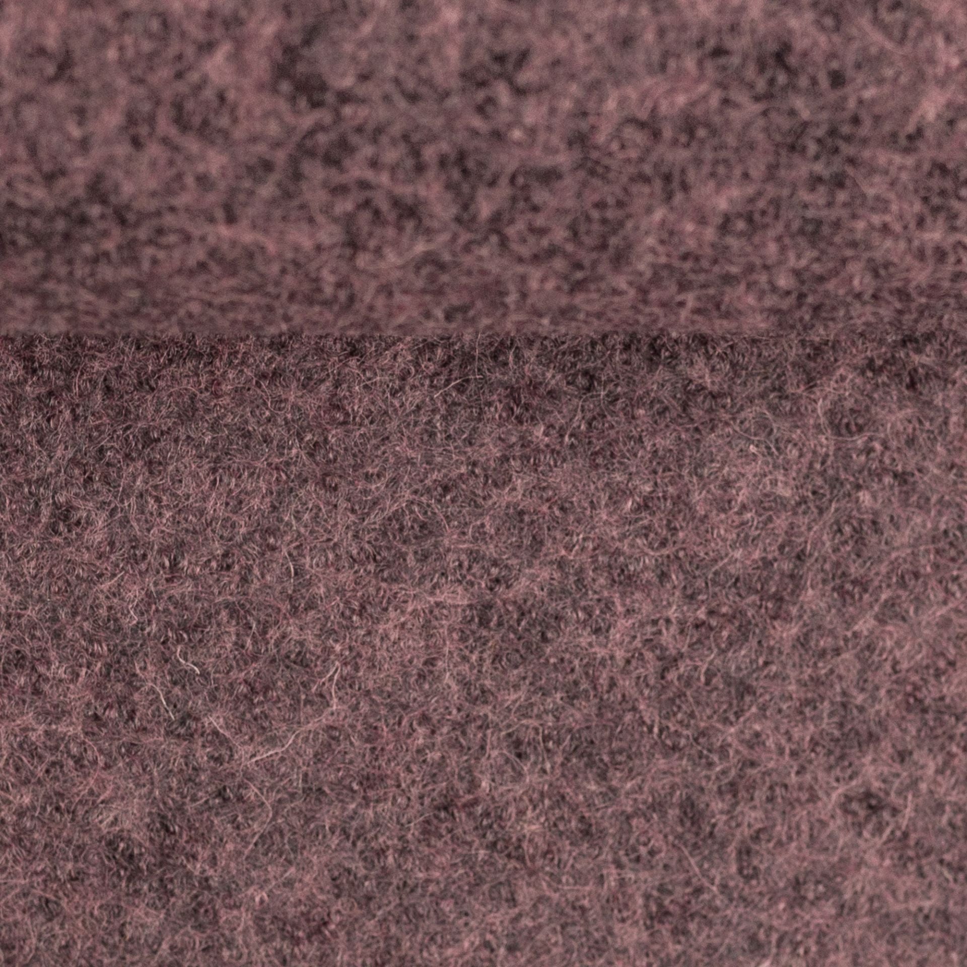 Boiled Merino Wool Melange Rose