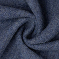 Boiled Merino Wool Melange Denim Blue