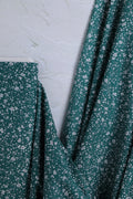 OSKikkä Cotton Printed Floral Lawn Emerald