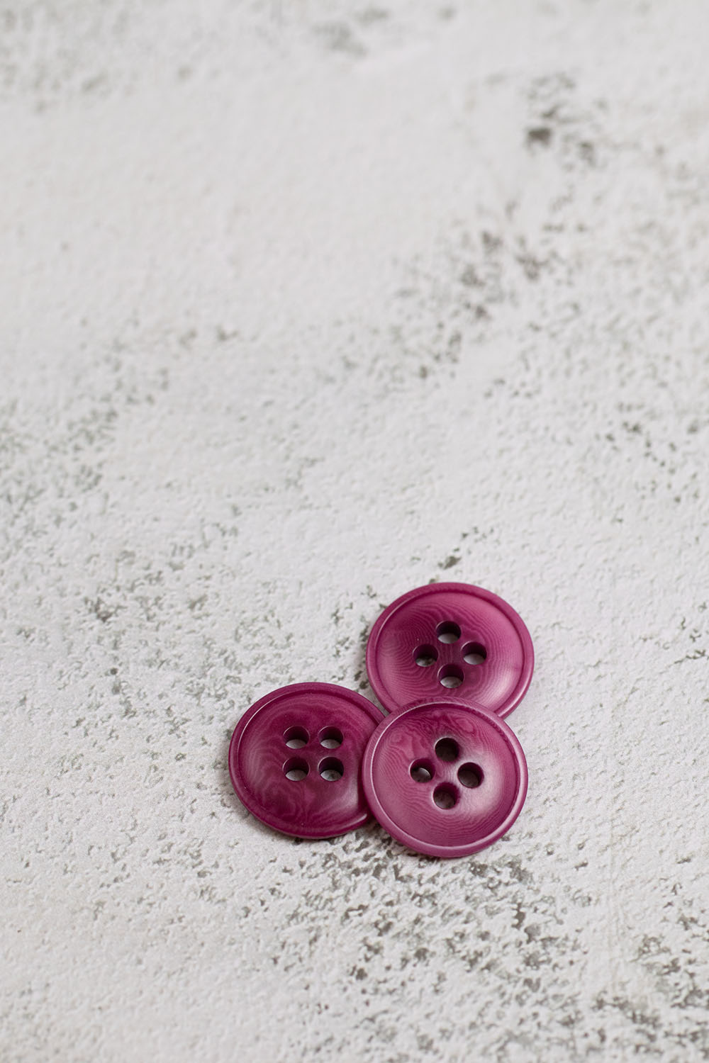 Corozo Convex 4 Hole Magenta