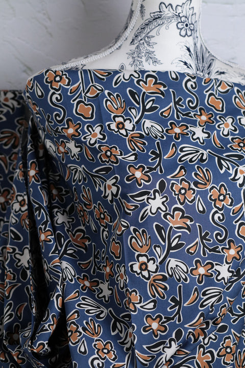 OSKikkä Printed Floral Cotton Poplin