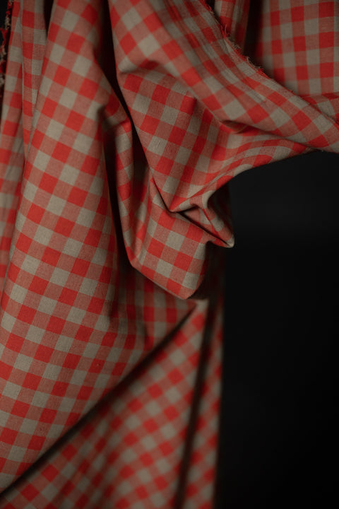 Betsy Organic Cotton/Linen Gingham