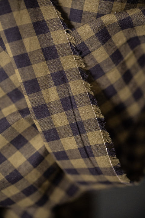 Kinross Organic Cotton/Linen Gingham