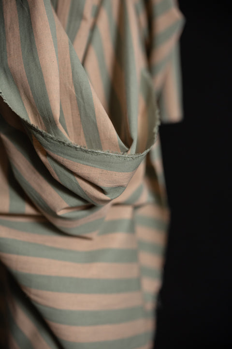 Organic Cotton/Linen Stripe Land & Sea