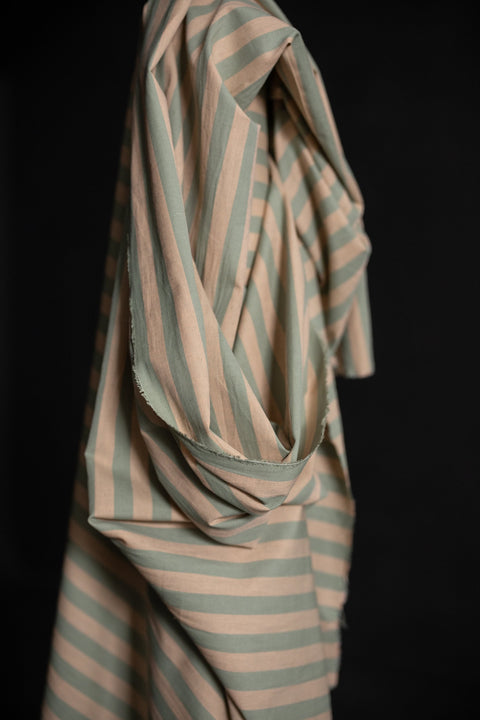 Organic Cotton/Linen Stripe Land & Sea