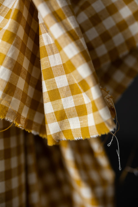 Organic Cotton/Linen Gingham Pippa