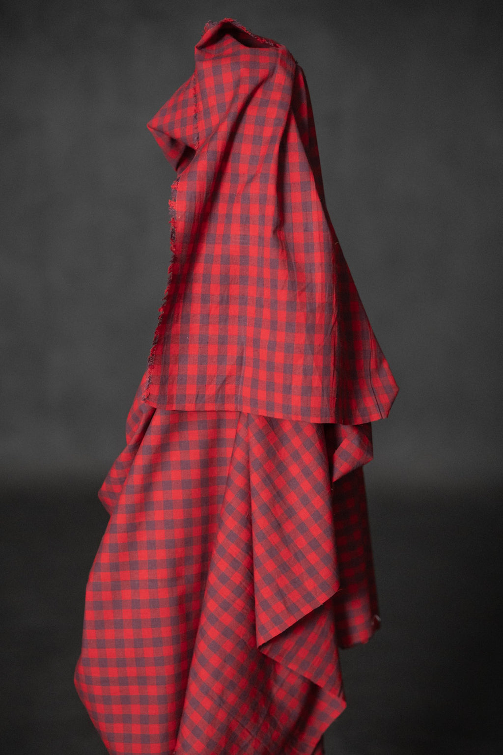 Popette Organic Cotton/Linen Gingham (Remnant)