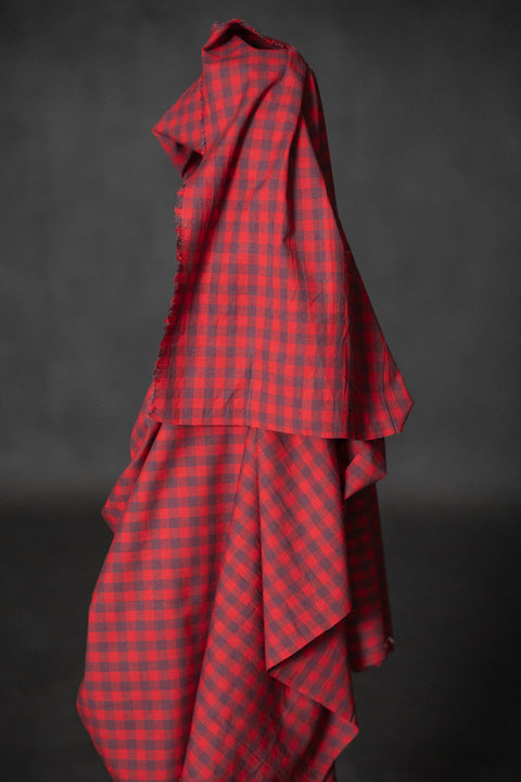 Popette Organic Cotton/Linen Gingham