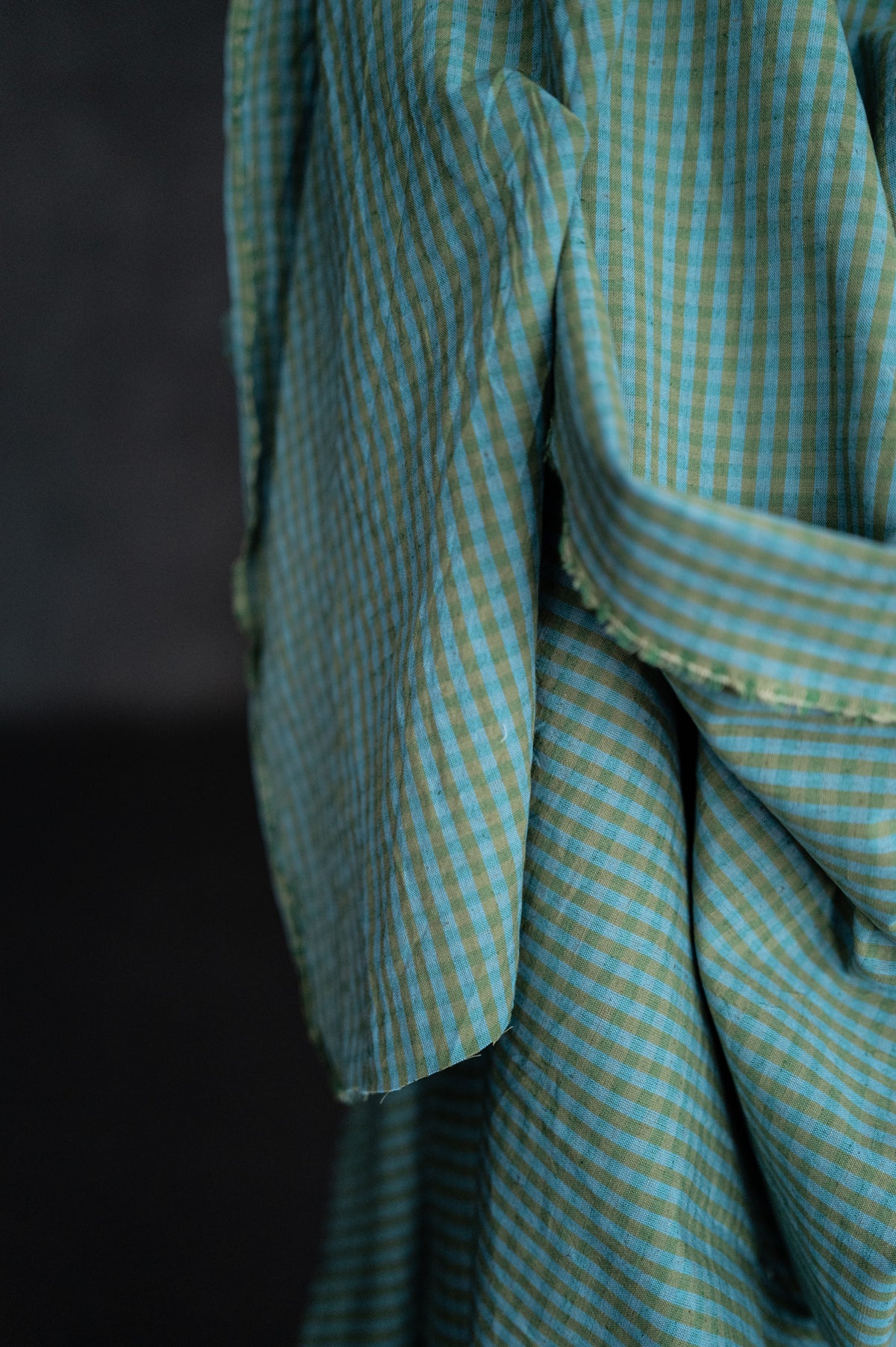 Springwater Organic Cotton/Linen Check