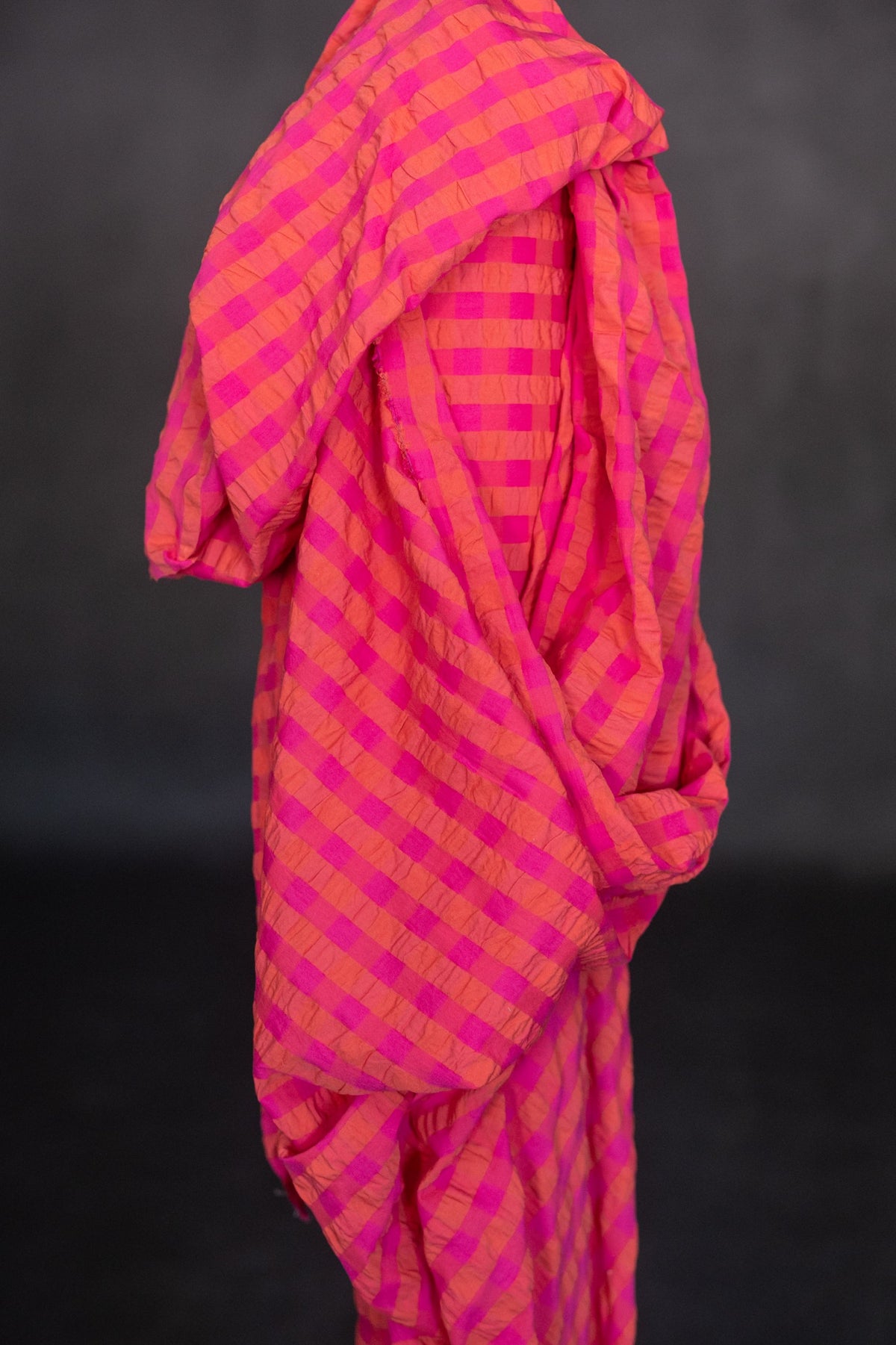 Mirabelle Organic Cotton Gingham Seersucker