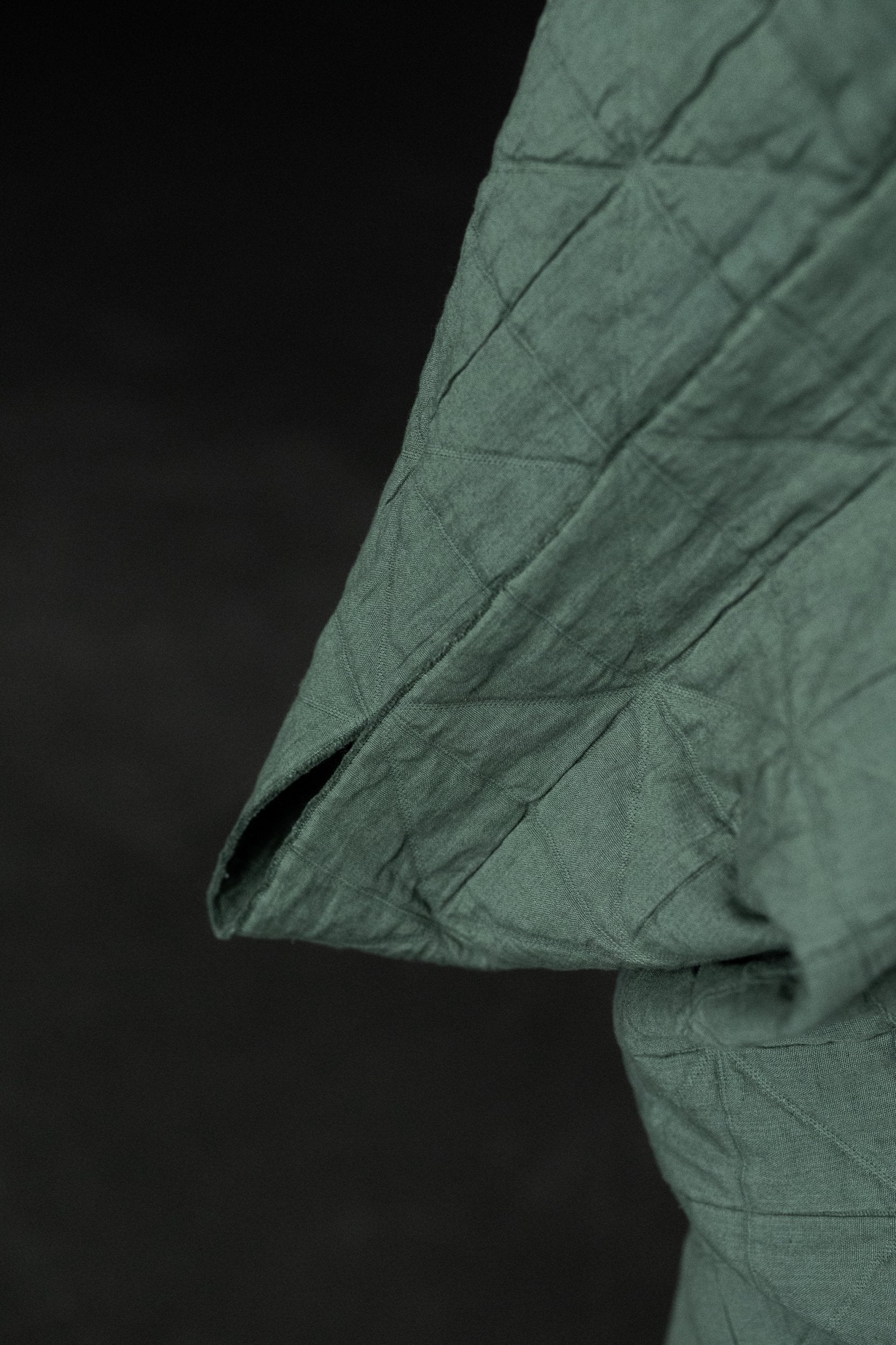 Viridian Quilted Jacquard Cotton