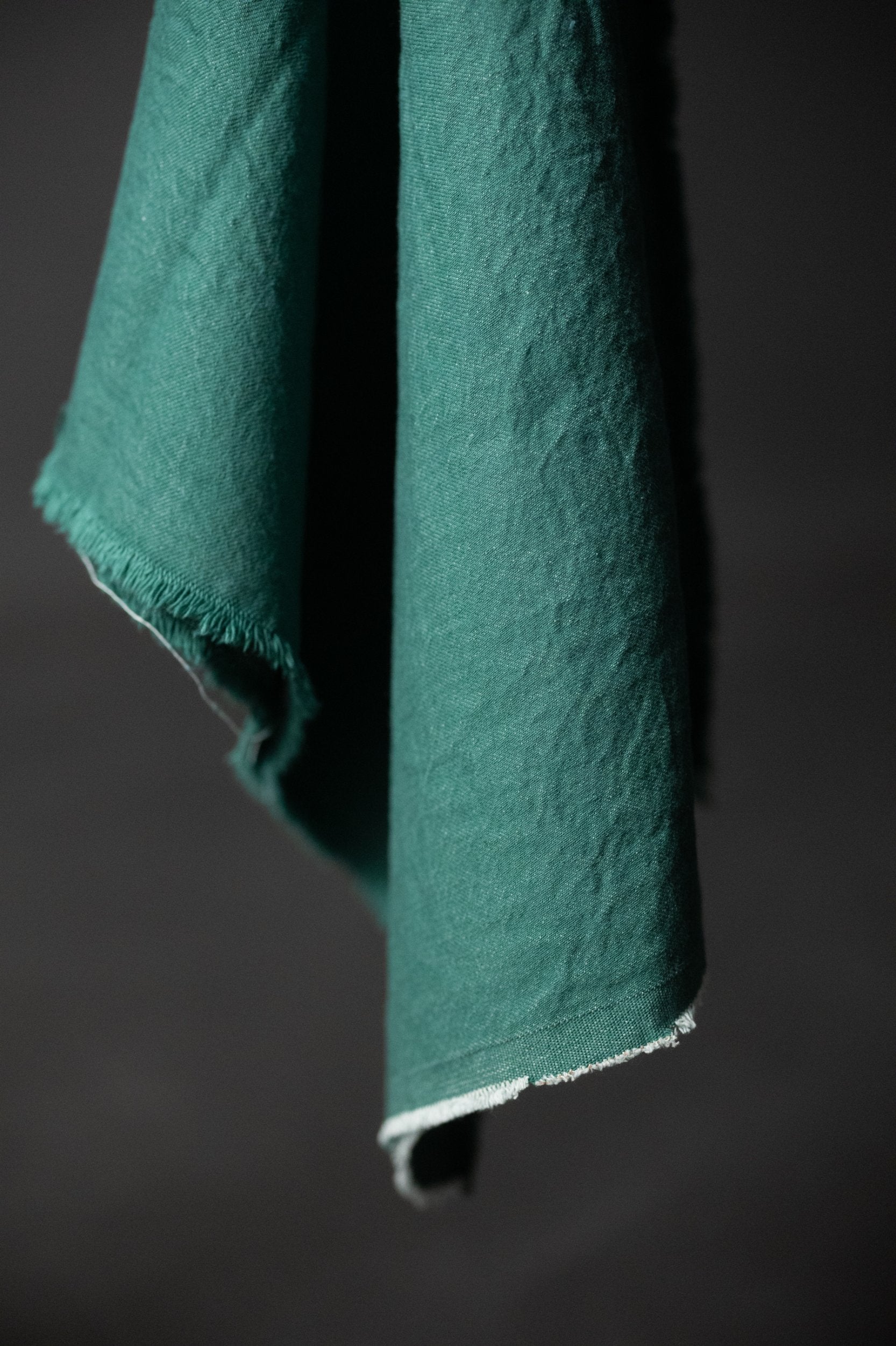10oz Organic Denim Jade Green