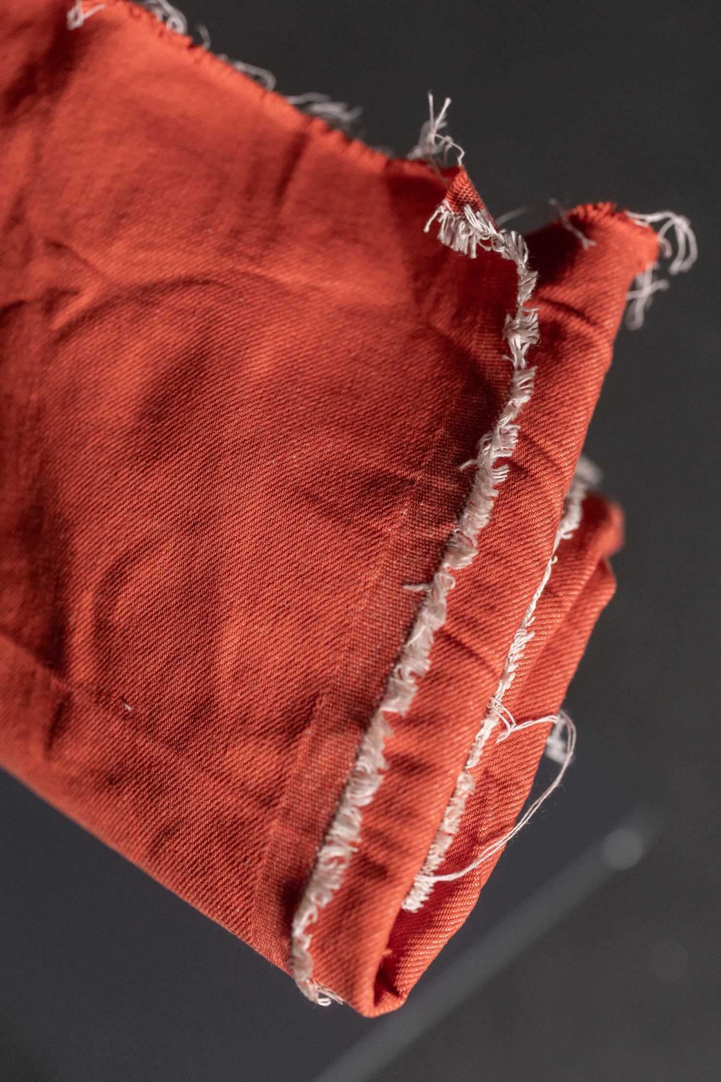 10oz Organic Denim Poppy Red