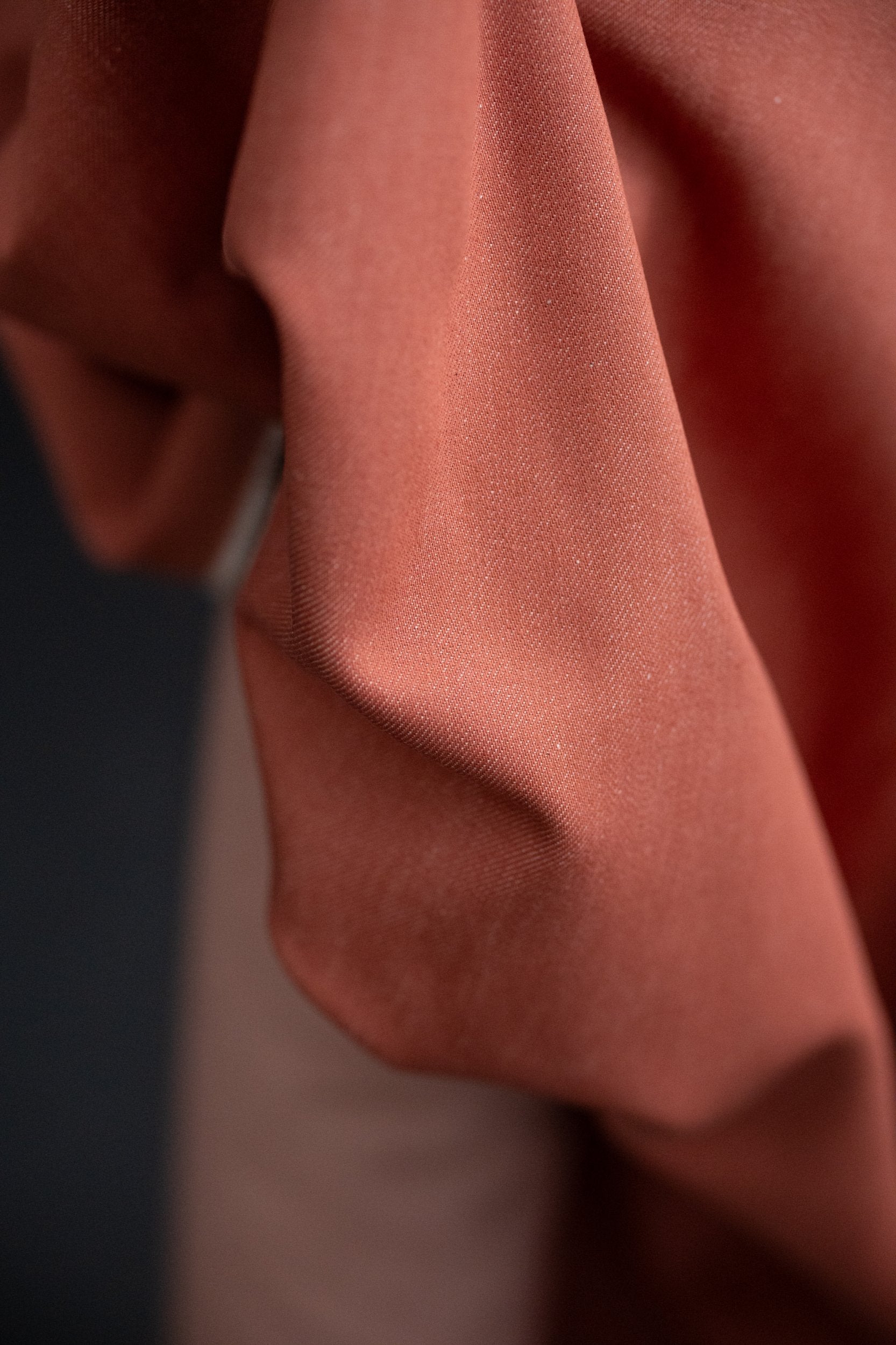 10oz Organic Denim Terracotta
