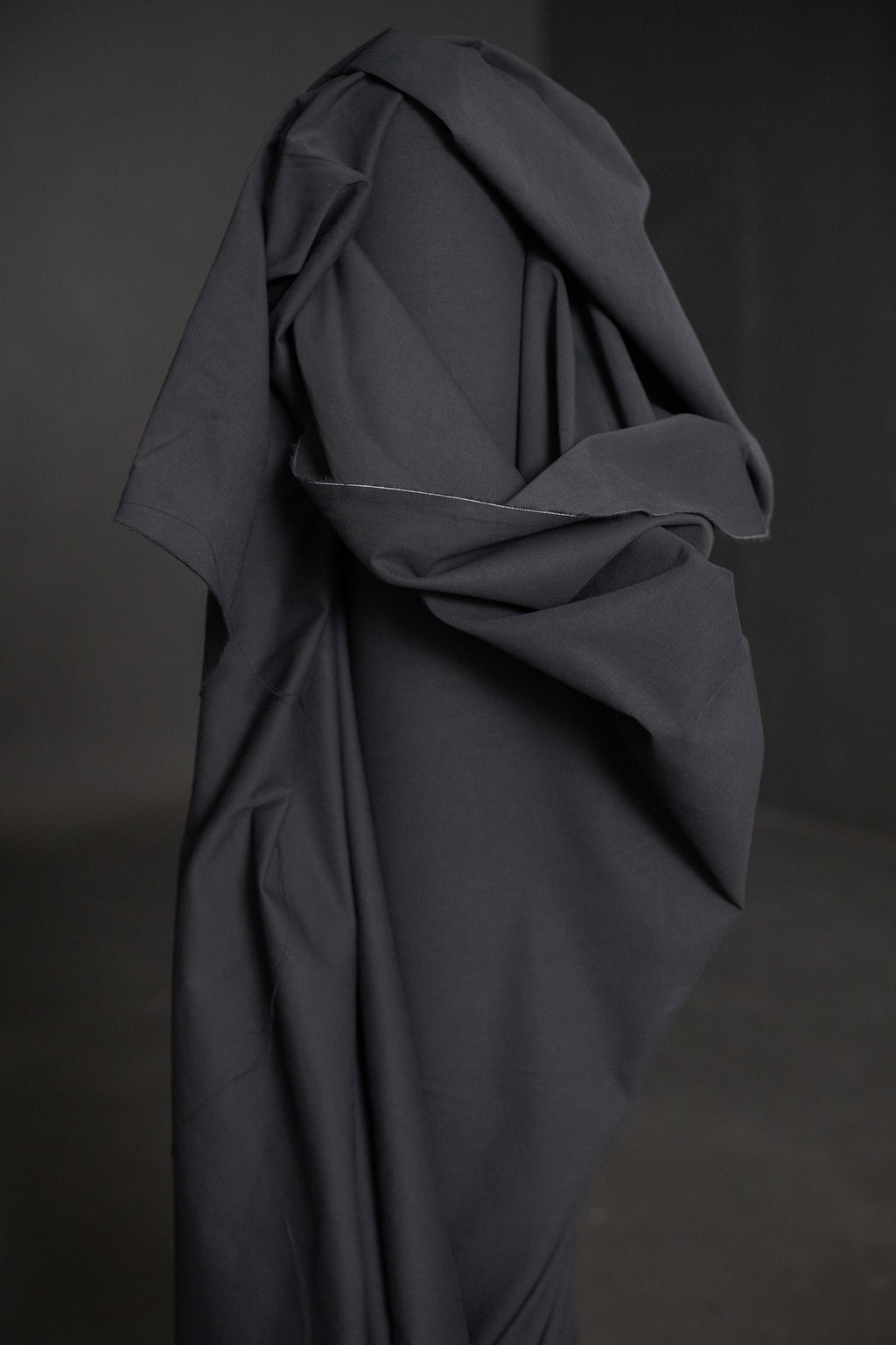 8oz Organic Sanded Twill Black