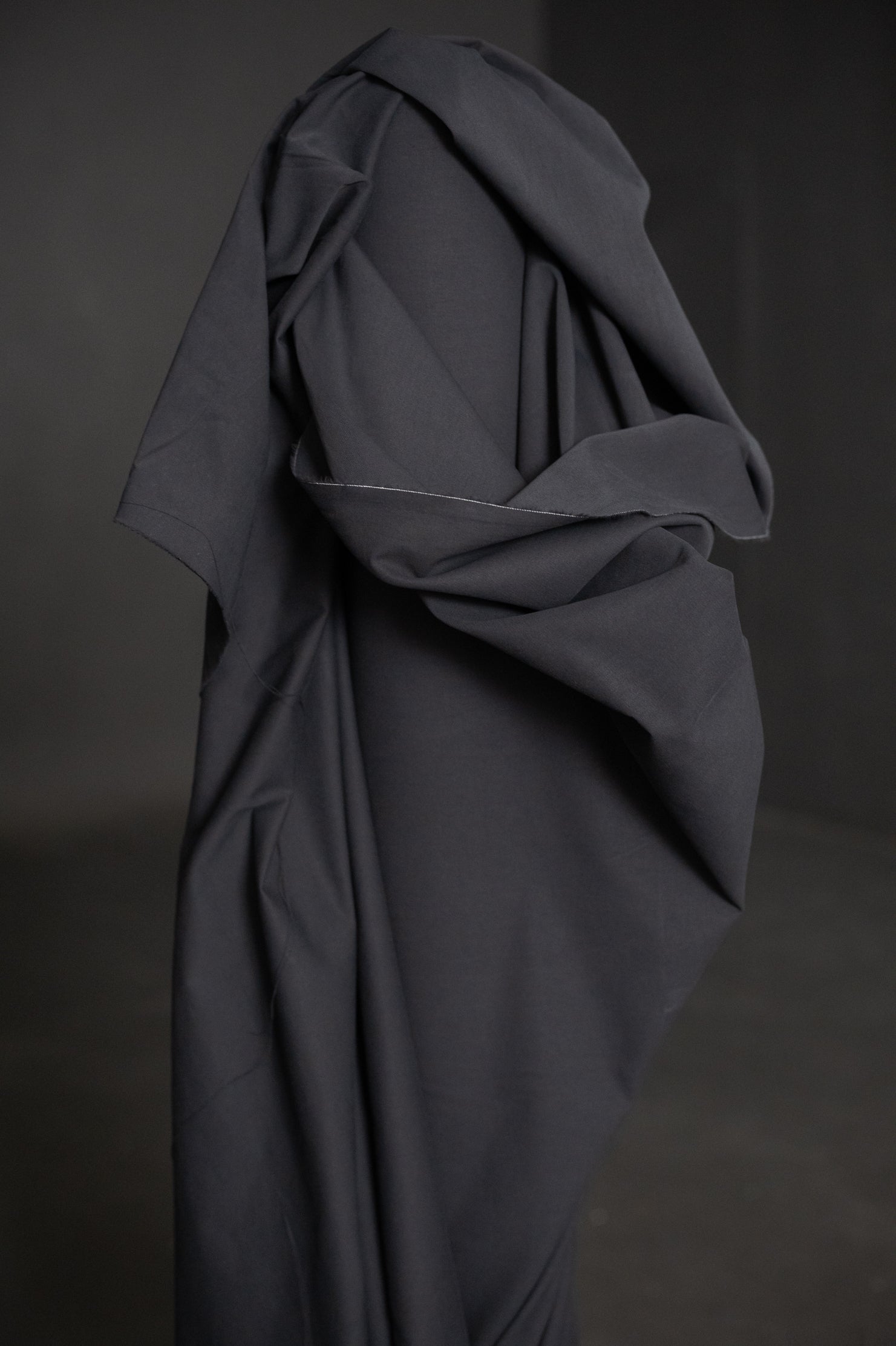 8oz Organic Sanded Twill Black