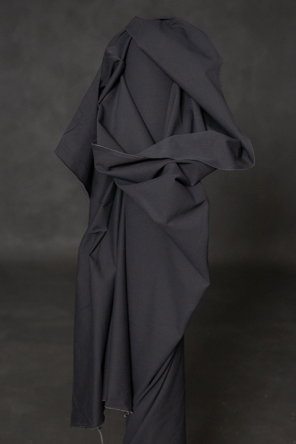 8oz Organic Sanded Twill Black