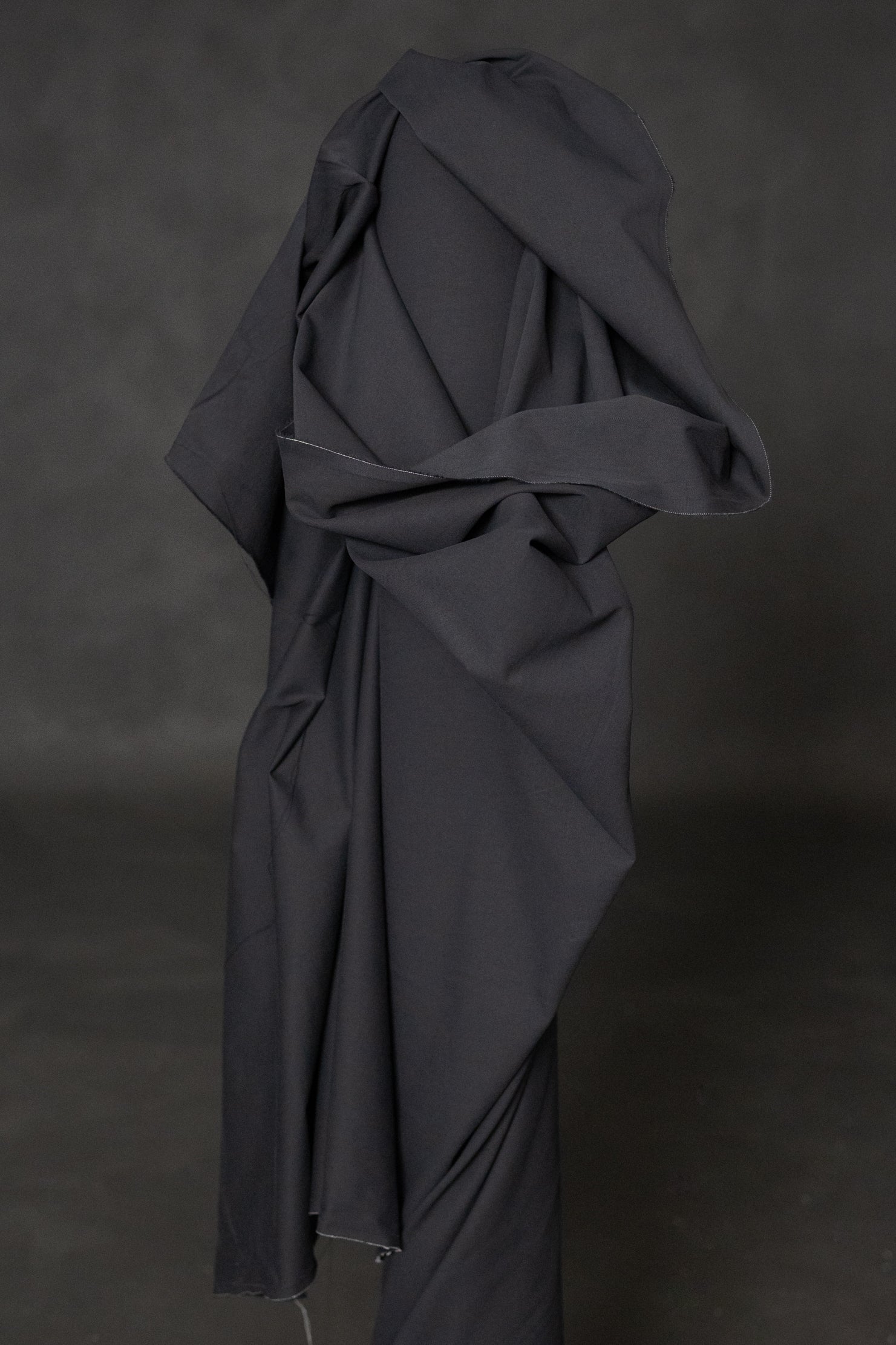 8oz Organic Sanded Twill Black