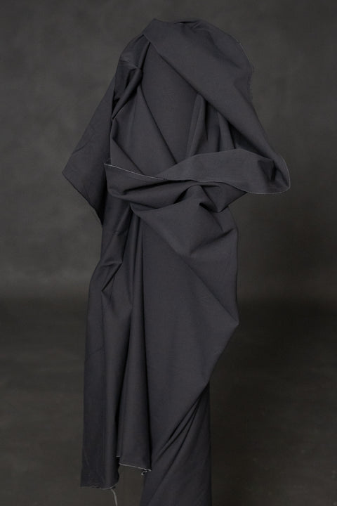 8oz Organic Sanded Twill Black