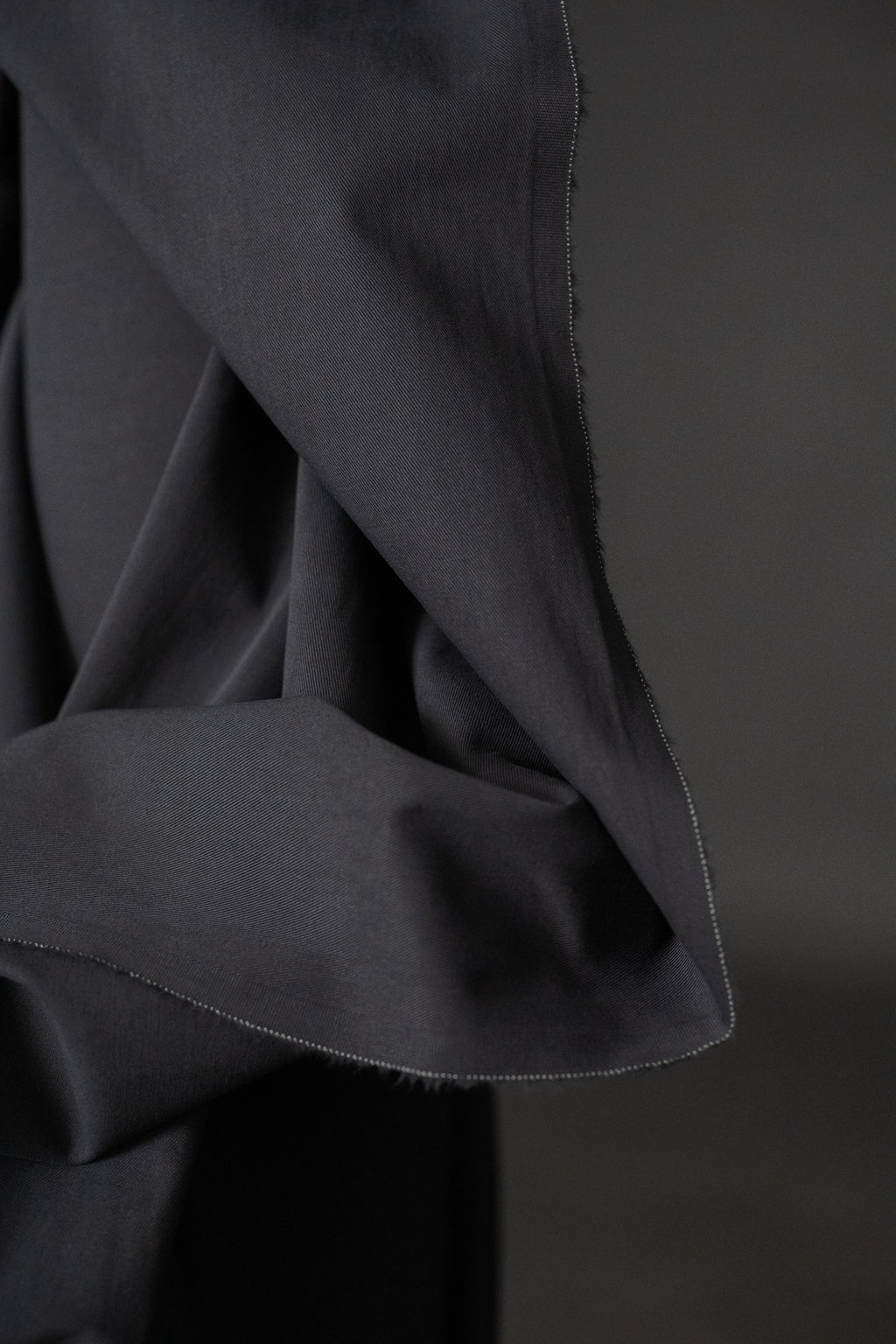 8oz Organic Sanded Twill Black