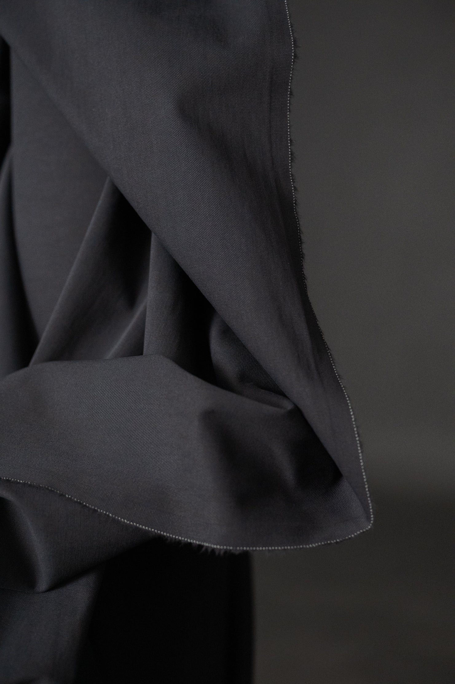 8oz Organic Sanded Twill Black